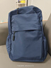 躍豹2025新款雙肩包男士小背包潮流輕便書(shū)包休閑外出門(mén)上班旅行大容量 藍色 大號 曬單實(shí)拍圖
