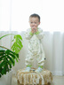 纖絲鳥(niǎo)（TINSINO）嬰兒衣服新生兒連體衣春秋純棉滿(mǎn)月寶寶哈衣爬爬服火山恐龍；73 曬單實(shí)拍圖