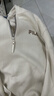 FILA 斐樂(lè )官方連衣裙2025年秋季新品長(cháng)款連帽打底衛衣長(cháng)裙子 正黑色-BK L 170/88A/L 曬單實(shí)拍圖