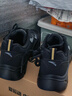 安踏男鞋革面防潑水跑步鞋男黑色輕便防滑休閑鞋春秋運動(dòng)鞋旅游鞋男 曬單實(shí)拍圖