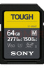 索尼（SONY）64GB SD存儲卡 SF-M64T/T1 M系列TOUGH三防規格 U3 V60讀速高達277MB/s UHS-II 相機內存卡 曬單實(shí)拍圖