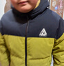鴻星爾克（ERKE）童裝男女童冬季保暖棉服兒童大小童羽絨服秋煙綠170 曬單實(shí)拍圖