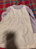 巴拉巴拉寶寶套裝秋冬女童背帶裙蓬蓬裙兩件套洋氣甜美可愛(ài)時(shí)尚萌 米白10302 90 曬單實(shí)拍圖