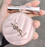 圣羅蘭（YSL）粉氣墊BR10遮瑕持久滋潤防曬化妝品生日禮物送女友 曬單實(shí)拍圖