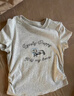 森馬（Semir）涼感T|短袖T恤女短款小狗夏2025小心機修身正肩上衣109325100020 曬單實(shí)拍圖