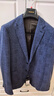 雅戈爾（YOUNGOR）西服男西便服綿羊毛單西棉混紡面料輕便舒適商場(chǎng)同款 深藍 M 170/92A 曬單實(shí)拍圖