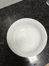 景德鎮陶瓷家用中式高溫白瓷吃飯碗湯碗泡面碗純白簡(jiǎn)約餐具喬遷之喜禮物 月白-9英寸斗碗*2（簡(jiǎn)易包裝） 曬單實(shí)拍圖