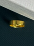 金至尊（3DG Jewellery）黃金戒指光面活口999足金戒指結婚三金男女款生日禮物計價(jià) 男款-金重6.82克（以實(shí)際克重多退少補） 曬單實(shí)拍圖