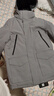 雅戈爾（YOUNGOR）羽絨服男連帽中長(cháng)款羽絨服錦綸耐穿舒適透氣男士上衣外套 VRYL439984EQA灰色 L 175/96A 曬單實(shí)拍圖