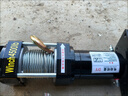 電動(dòng)絞盤(pán)12v24v汽車(chē)牽引電動(dòng)葫蘆隨車(chē)車(chē)載提升機鋼絲繩吊機卷?yè)P機 12V3000磅加強【手柄款】 曬單實(shí)拍圖