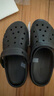 卡駱馳（CROCS）貝雅云彩女士洞洞鞋戶(hù)外休閑鞋|208186 黑色-001(含智必星) 39 (250mm) 曬單實(shí)拍圖