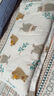 全棉時(shí)代嬰兒紗布方枕1-3歲兒童枕芯枕套幼兒園枕頭套裝3件套 熊熊下午茶 曬單實(shí)拍圖