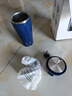 摩飛電器（Morphyrichards）【全新升級】燒水杯奶泡杯家用打奶泡器牛奶打發(fā)器電動(dòng)咖啡攪拌加熱便攜式燒水壺MR6066 0.3L 輕奢藍 曬單實(shí)拍圖