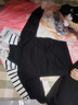 巴拉巴拉童裝兒童毛衣秋冬季套頭高領(lǐng)男女童打底衫洋氣時(shí)尚百搭潮 白黑色調00419 150 曬單實(shí)拍圖