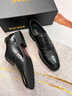 老爺車(chē)（WECKER）皮鞋商務(wù)男高檔布洛克德比鞋男全純牛皮男鞋品牌皮鞋男結婚新郎鞋 LYCLA8160黑色 40 曬單實(shí)拍圖