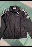 adidas休閑簡(jiǎn)約三條紋梭織立領(lǐng)夾克外套男裝秋季阿迪達斯三葉草   黑色 (偏小，推薦買(mǎi)大1碼)   XL 曬單實(shí)拍圖