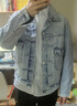 Levi's李維斯25年春夏新款男士美式復古工裝風(fēng)水洗牛仔夾克外套 淺藍色 A7632-0011 M 曬單實(shí)拍圖