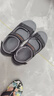 斯凱奇（Skechers）男鞋魔術(shù)貼涼鞋運動(dòng)休閑戶(hù)外鞋簡(jiǎn)約露趾沙灘鞋子防滑拖鞋 黑色/BLK 39.5 曬單實(shí)拍圖
