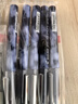 百樂(lè )（PILOT）P500紅色中性筆水筆0.5直液式走珠筆簽字筆學(xué)生文具套裝辦公用品刷題筆高顏值考試筆 5支裝 曬單實(shí)拍圖