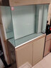 森森（SUNSUN）大型魚(yú)缸底過(guò)濾水族箱客廳家用落地玻璃生態(tài)金魚(yú)缸 【實(shí)時(shí)溫顯+燈控】寶馬灰 0.8米長(cháng)35cm寬 曬單實(shí)拍圖