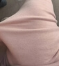 都市麗人含羊毛蠶絲高腰保暖褲女士收腹褲打底褲加絨加厚秋褲棉褲粉色L 曬單實(shí)拍圖