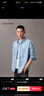 Calvin KleinJeans25春秋男士經(jīng)典美式復古風(fēng)ck純棉淺藍色寬松牛仔襯衫外套 曬單實(shí)拍圖