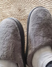 煦凜【德國】厚底棉拖鞋男款室內居家2026新款保暖加絨毛絨踩屎感男士 灰色【99%除臭抑菌】保暖防寒 43-44 【適合42-43】 4.0踩屎感 曬單實(shí)拍圖