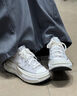 匡威（Converse）匡威Run Star新款厚底夾心男女情侶增高灰白色低幫帆布鞋/A12590C 灰白色低幫/A12590C 38.5 (240mm) 曬單實(shí)拍圖