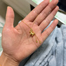 周大生黃金項鏈古法馬上有錢(qián)項鏈好運自帶送女友媽媽紀念日情人節禮物 約6.2g 曬單實(shí)拍圖