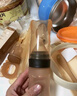 翰元嬰兒輔食碗工具寶寶碗勺全套裝軟硅膠勺喂水新生兒童餐具套裝用品 【納米銀保溫6件套】A款 曬單實(shí)拍圖