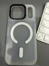 邦克仕（Benks）【自帶拍照按鍵】適用蘋(píng)果17 Pro手機保護殼 iPhone17pro防摔磁吸殼輕砂全包保護套 白 曬單實(shí)拍圖