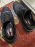斯凱奇（Skechers）皮鞋男士一腳蹬軟底休閑皮鞋2025秋新款足弓支撐閃穿鞋205492 曬單實(shí)拍圖