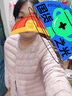 粟茝薄款長(cháng)袖羽絨服女輕薄時(shí)尚輕薄女內膽內穿短款圓領(lǐng)無(wú)領(lǐng)內搭新款秋 粉紅色圓領(lǐng)變V領(lǐng)長(cháng)袖 L 適合100115斤 曬單實(shí)拍圖