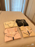 無(wú)印良品（MUJI）女式 無(wú)側縫雙層紗織 睡衣 家居服套裝  粉紅色條紋5A L 曬單實(shí)拍圖