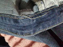 真維斯戶(hù)外運動(dòng)王一博代言牛仔褲男春秋季寬松修身直筒褲子彈力舒適 磨白藍 33 曬單實(shí)拍圖