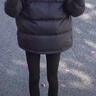 駱駝熾云羽絨服男女冬季連帽防潑防風(fēng)鴨絨輕暖情侶面包服 黑色 男女同款【火山】7674B L 曬單實(shí)拍圖