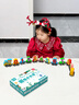磁力數字小火車(chē)玩具幼兒童益智積木七巧板字母認知拼圖男女孩早教 交通工具【大號磁吸款】 曬單實(shí)拍圖