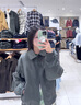 優(yōu)衣庫合作款男裝女裝PUFFTECH空氣棉服休閑短茄克外套夾克479411 09 黑色 XL /180/108B 曬單實(shí)拍圖