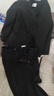 尚都比拉易打理職業(yè)西服套裝女春秋氣質(zhì)正裝西裝外套褲子兩件套 黑色 XL  曬單實(shí)拍圖