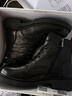 百麗抓皺馬丁靴女2025冬新女羊皮革質(zhì)感時(shí)裝靴JD008DD5 黑色-絨里 38 曬單實(shí)拍圖