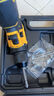 得力（deli）無(wú)刷鋰電鉆電動(dòng)螺絲刀手電鉆家用充電式起子機電動(dòng)工具箱套裝雙電 曬單實(shí)拍圖