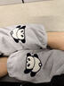 旋士袖套女秋冬可愛(ài)卡通套袖羽絨服專(zhuān)用上班防污學(xué)生毛絨長(cháng)款護手袖頭 熊貓panda【灰色】 曬單實(shí)拍圖