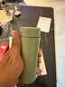 西多米迷你保溫杯女士高顏值便攜口袋款316不銹鋼小咖啡杯綠色120ML 曬單實(shí)拍圖