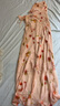 UR2025春季新款女裝波嬉風(fēng)蕩領(lǐng)浪漫印花吊帶連衣裙UWG750028 粉橙色 (偏長(cháng)) M 曬單實(shí)拍圖