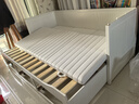 宜家（IKEA）HEMNES漢尼斯沙發(fā)床折疊床坐臥兩用客廳沙發(fā) 白色含【硬++】椰殼纖維床墊*2 80*200cm 曬單實(shí)拍圖