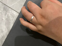 純銀999卡家戒指時(shí)尚小眾輕奢男女同款情侶對戒送女友520生日禮物 4n男戒閉口（下單備注圈口） 曬單實(shí)拍圖