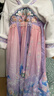 妮莎倍兒漢服女童秋冬款兒童古裝拜年服冬季國風(fēng)女孩古風(fēng)裙子 紫色 130 曬單實(shí)拍圖
