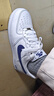 耐克NIKE男休閑板鞋空軍一號 AIR FORCE 1 運動(dòng)鞋HQ2037-100白/藍42 曬單實(shí)拍圖