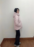 波司登（BOSIDENG）新款羽絨服商場(chǎng)熱賣(mài)同款女短款連帽騏驥紅合身外套新年紅本命年 紫藤粉1863 S 160/84A 體重約100-110斤 曬單實(shí)拍圖