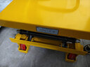 H&G手動(dòng)液壓升降平臺移動(dòng)小推車(chē)電動(dòng)升降機小型舉升機高空作業(yè)登高車(chē) 350kg1.5m【臺面905*500】 曬單實(shí)拍圖